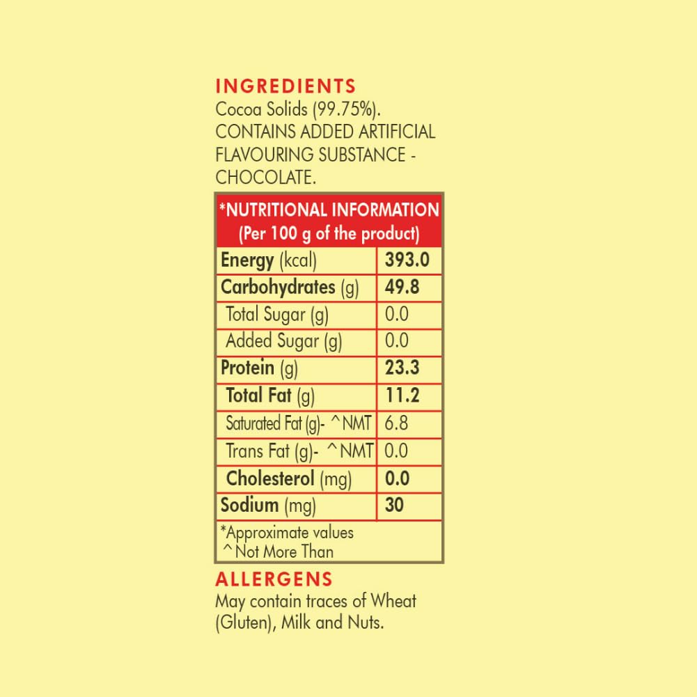 Weikfield Cocoa Powder | Low Fat Rich & Decadent Pure Cocoa Powder - Image 3