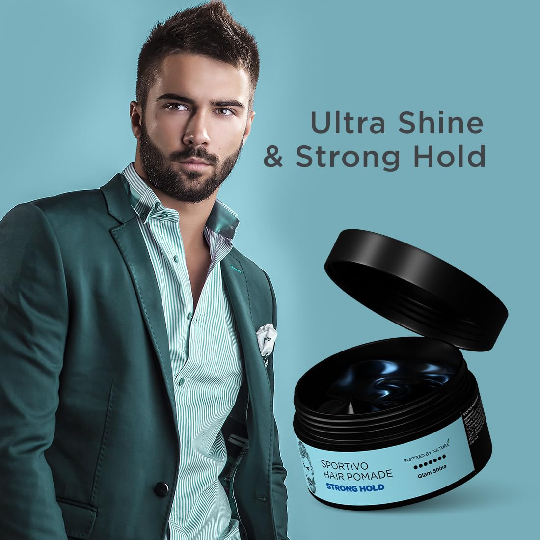 The Man Company Sportivo Stronghold Hair Styling Pomade Wax for Men - Image 3