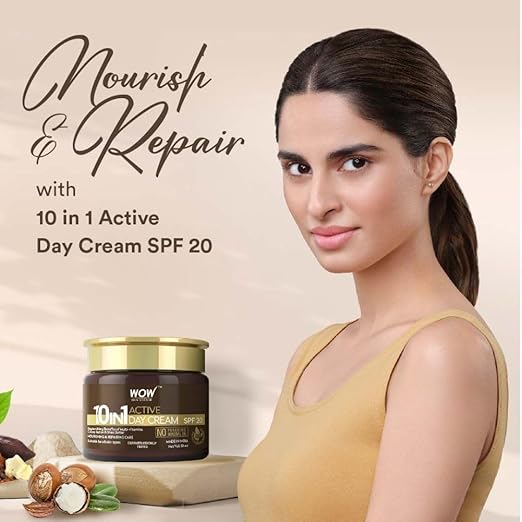 WOW 10 in 1 Active Miracle Day Cream with SPF 20 PA++, 50ML - Image 3