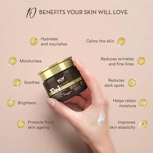 WOW 10 in 1 Active Miracle Day Cream with SPF 20 PA++, 50ML - Image 5