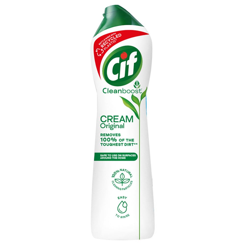 Cif Original Multipurpose Surface Cleaner Cream for Kitchen & Bathroom, Ocean Breeze Scent - Image 6