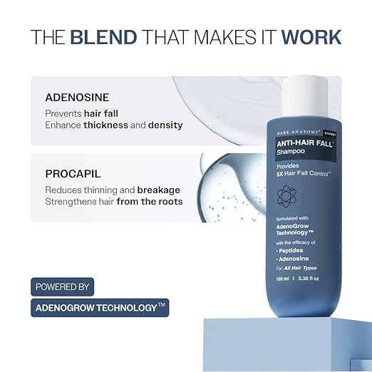 Bare Anatomy Anti Hair Fall Shampoo - 100ml - Image 5