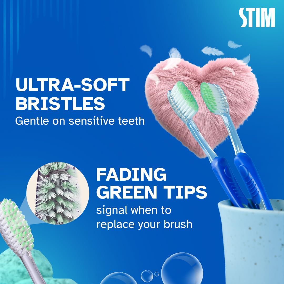 STIM Silky | Ultra soft toothbrush | Extra gentle bristles - Image 4