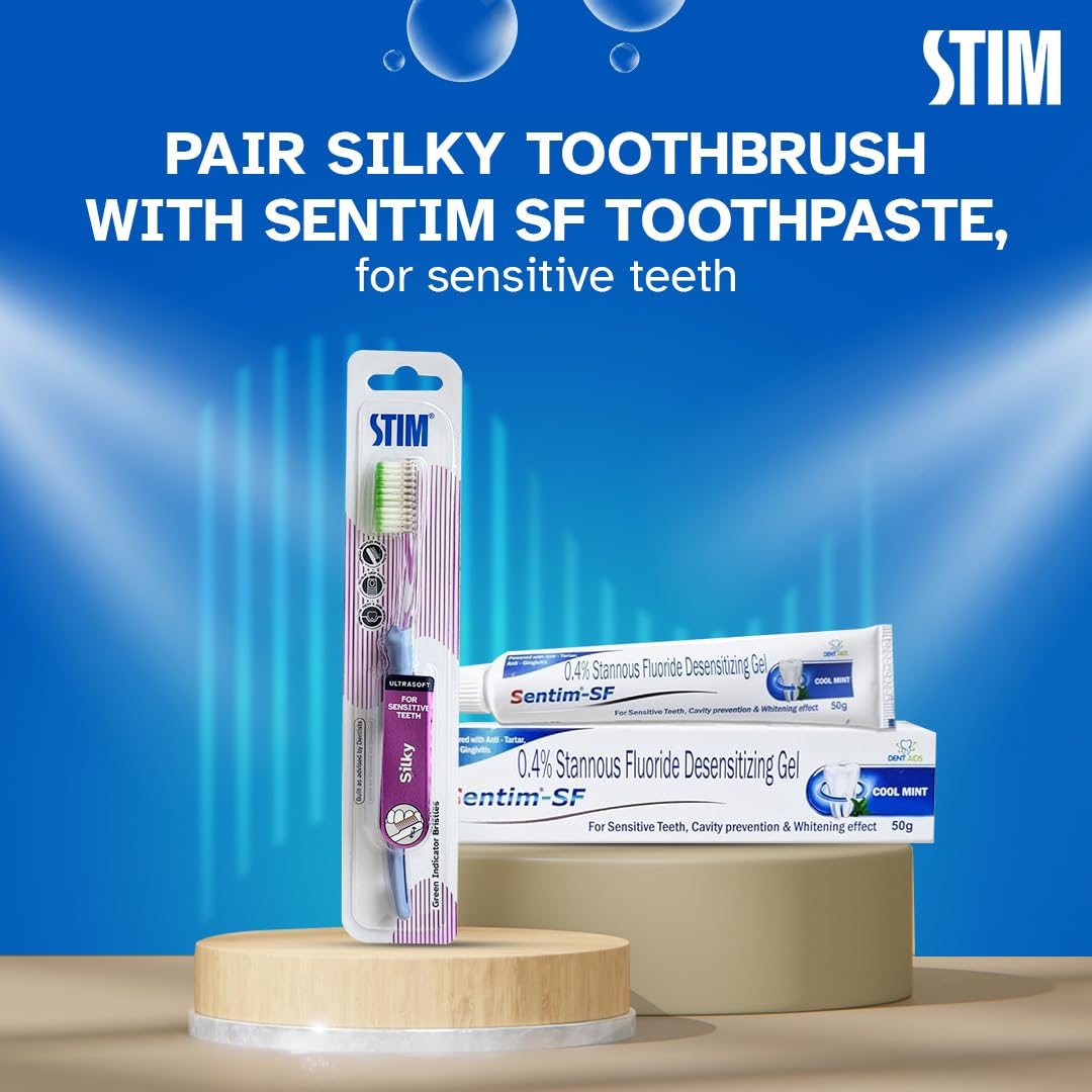 STIM Silky | Ultra soft toothbrush | Extra gentle bristles - Image 5
