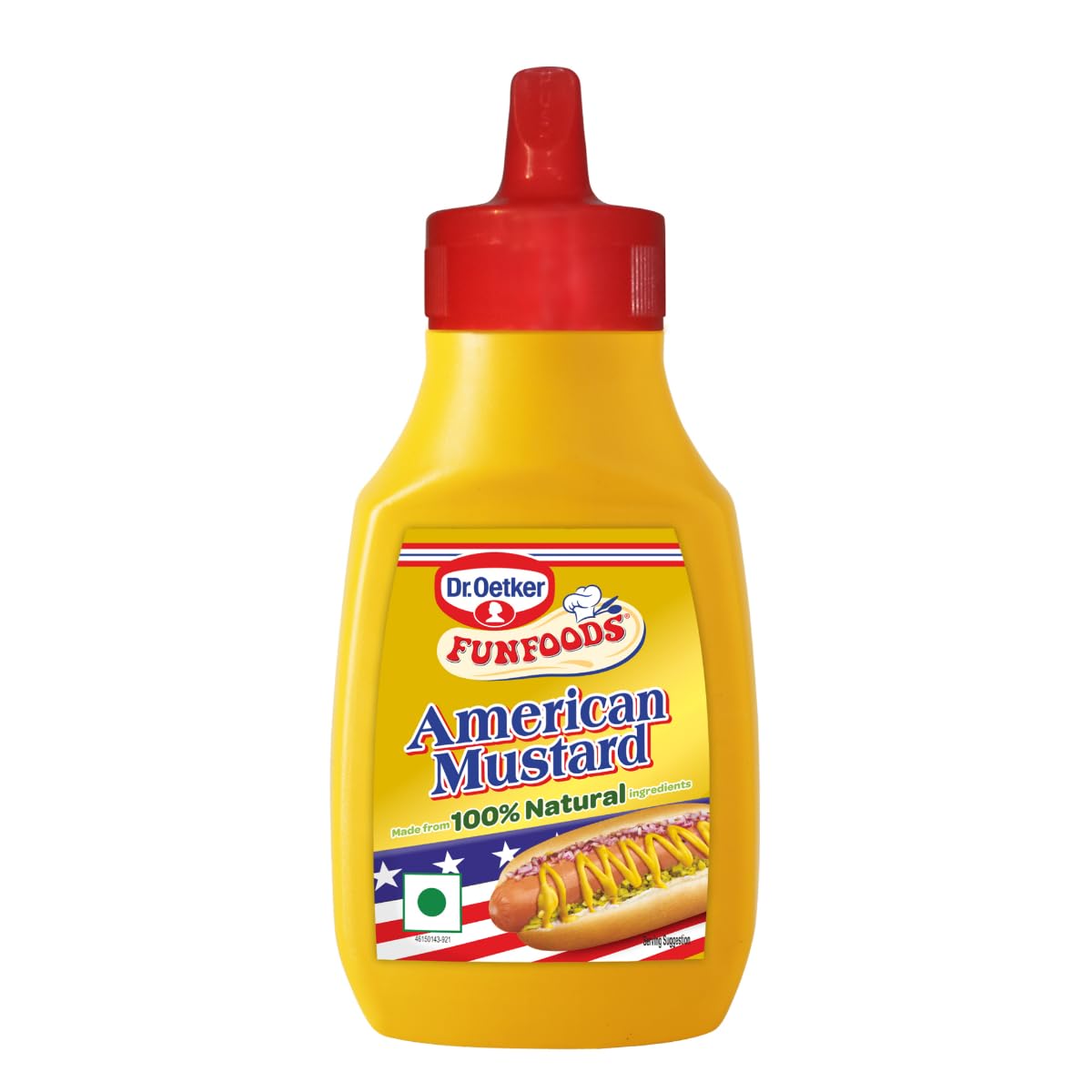 Dr. Oetker FunFoods American Mustard, 260g | Mild & Creamy - Image 1