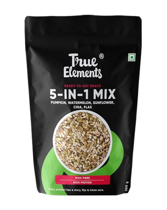 True Elements Mixed Seeds for Eating 250g - 5 in 1 Seeds Mix  - Image 1