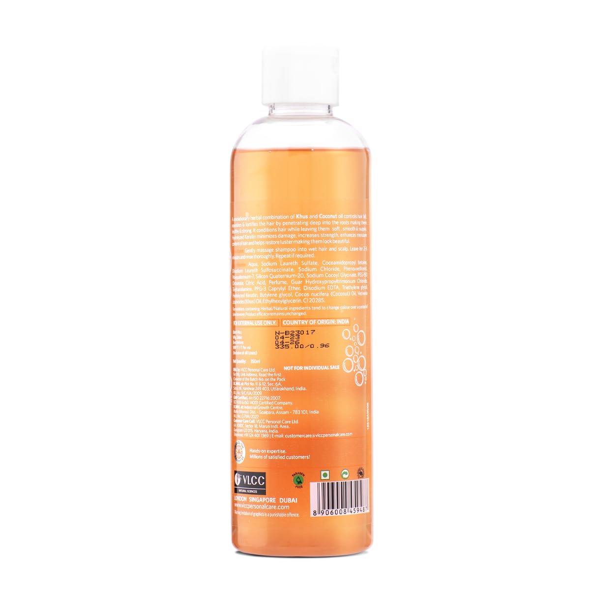 VLCC Hair Fall Control Shampoo - B1G1-350ml X 2 (700ml) | Stronger, Thicker Hair. Helps Control Hair Fall - Image 2
