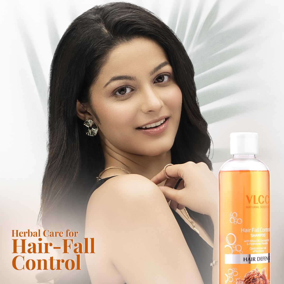 VLCC Hair Fall Control Shampoo - B1G1-350ml X 2 (700ml) | Stronger, Thicker Hair. Helps Control Hair Fall - Image 3
