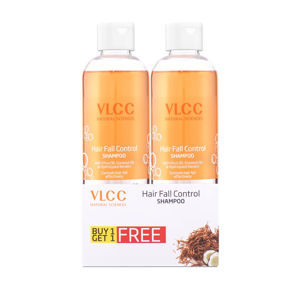 VLCC Hair Fall Control Shampoo - B1G1-350ml X 2 (700ml) | Stronger, Thicker Hair. Helps Control Hair Fall - Image 6