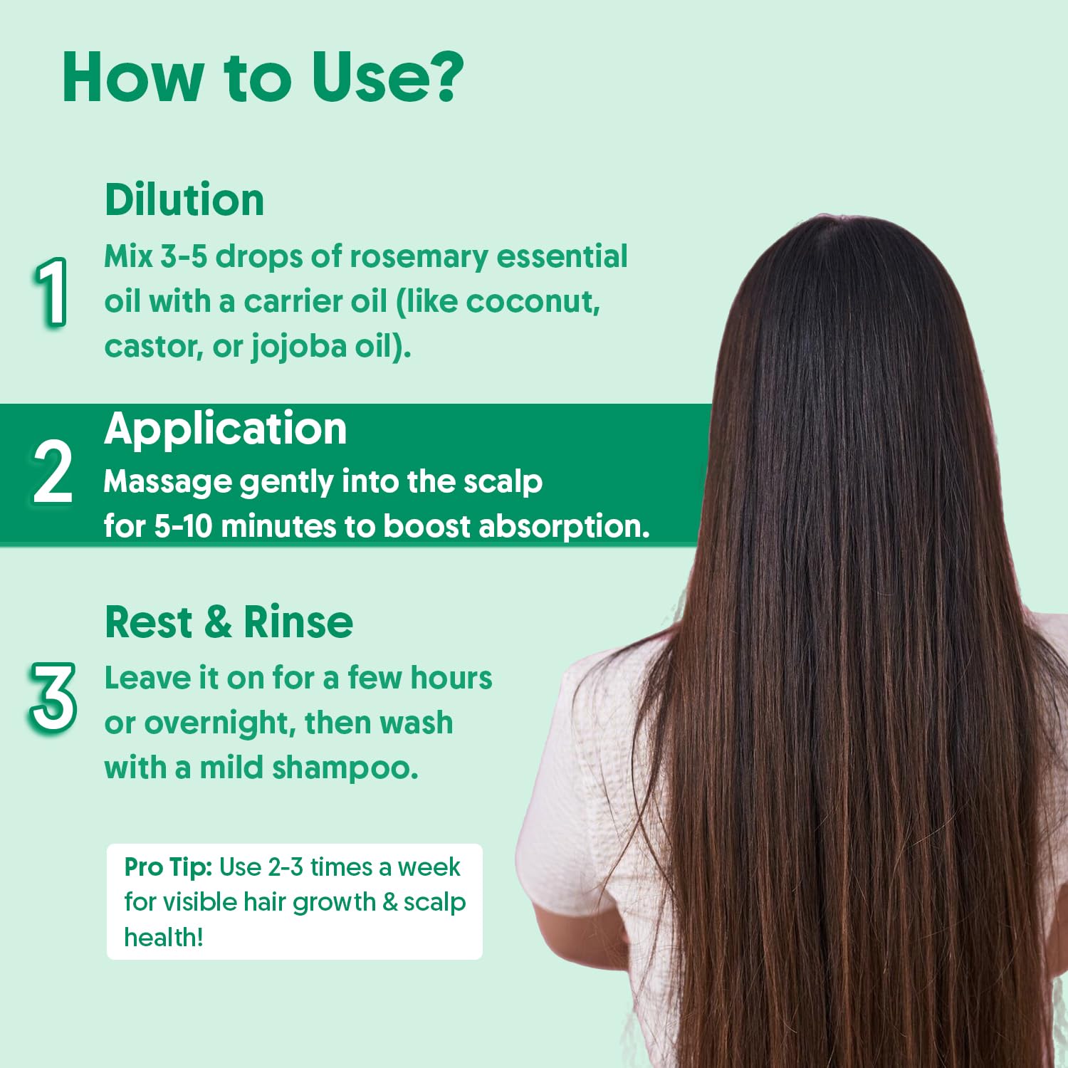 Aravi Organic Rosemary Essential Oil for Hair Growth, Quick Hair Growth for Women and Men - 30 ml - Image 5