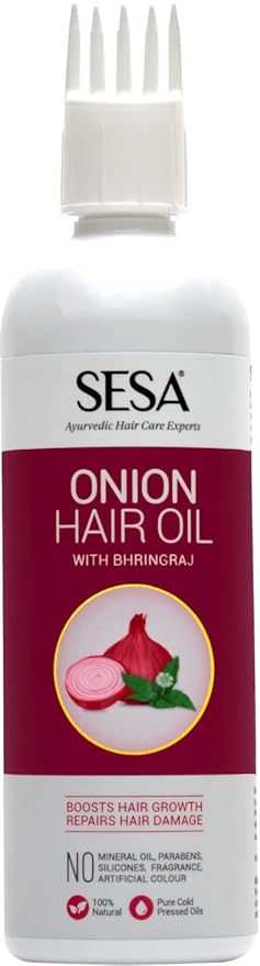 SESA Onion Hair Oil With Bhringraj & Ayurvedic Herbal Extracts - 200 ML  - Image 1