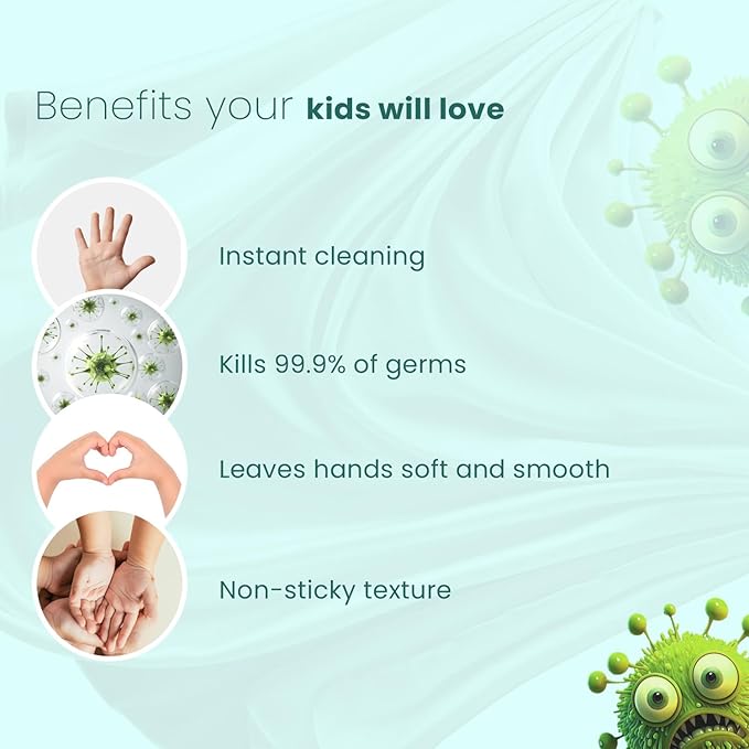 Babyorgano Non Alcoholic Foam Based Waterless Handwash for Kids - 50 ML - Image 3