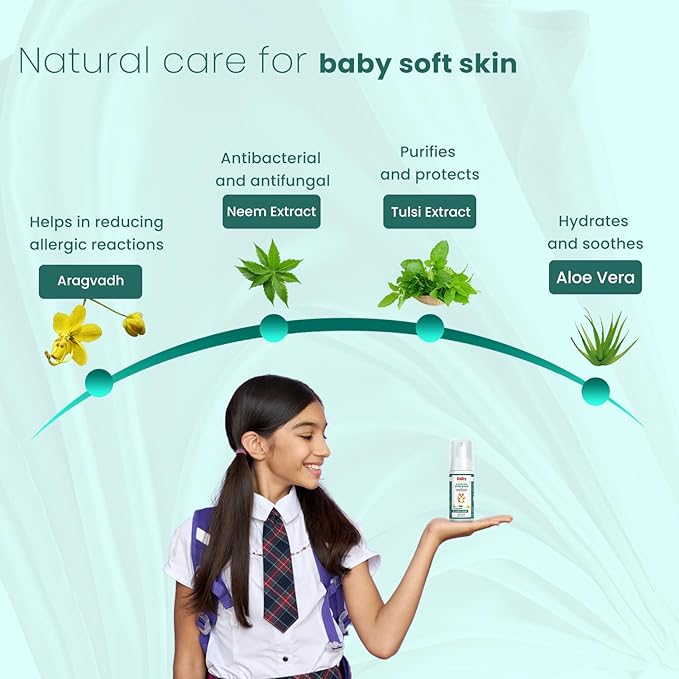 Babyorgano Non Alcoholic Foam Based Waterless Handwash for Kids - 50 ML - Image 4