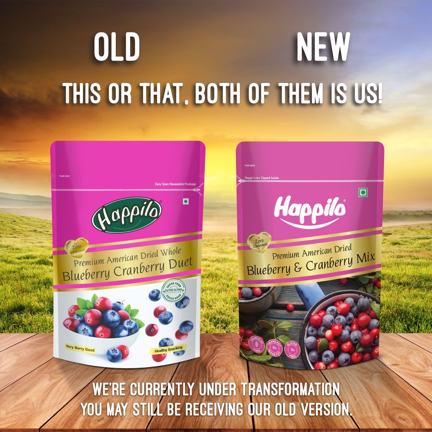 Happilo Premium Dried Blueberry Cranberry Duet 200 grams Pack - Image 5