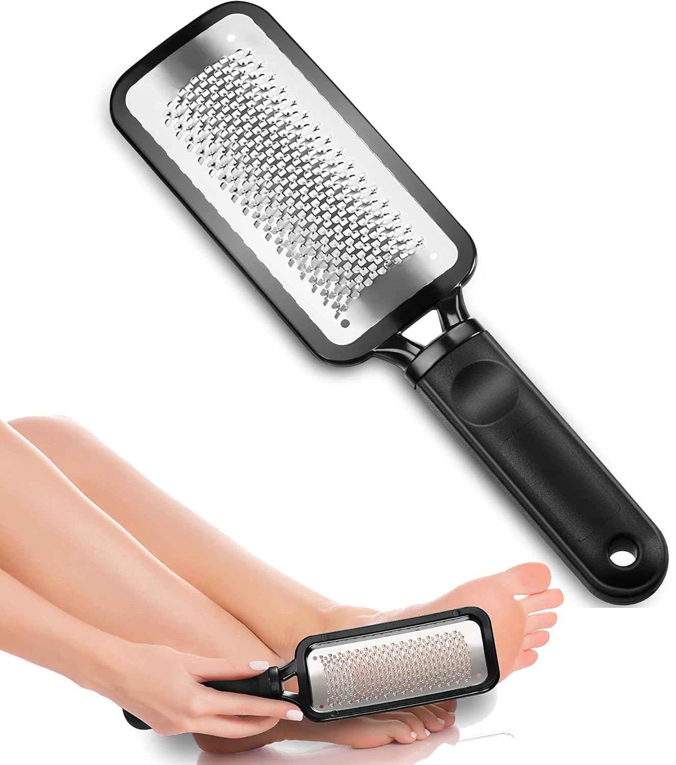 Temperia Leg, Heel & Foot Scrubber for Dead Skin - Very Sharp & Big - Image 1