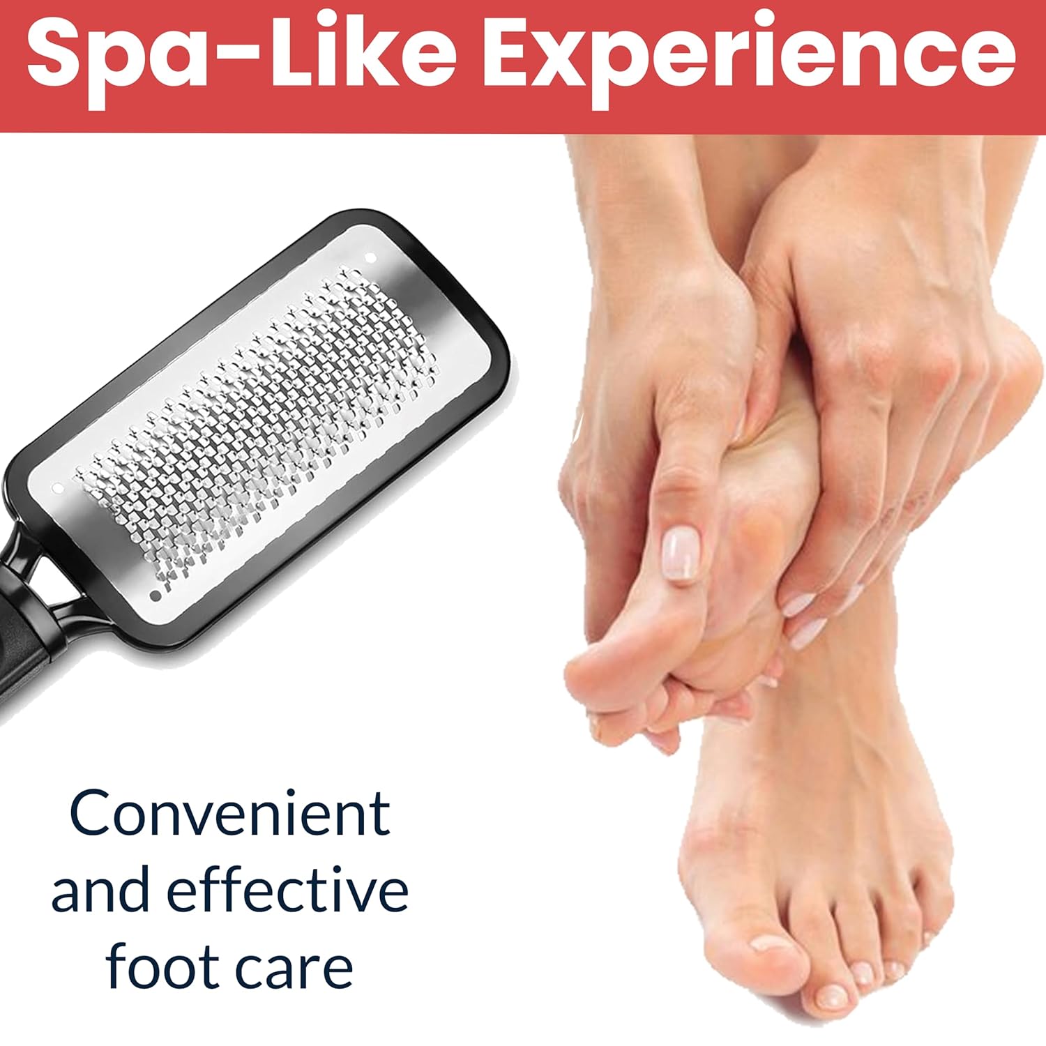 Temperia Leg, Heel & Foot Scrubber for Dead Skin - Very Sharp & Big - Image 7