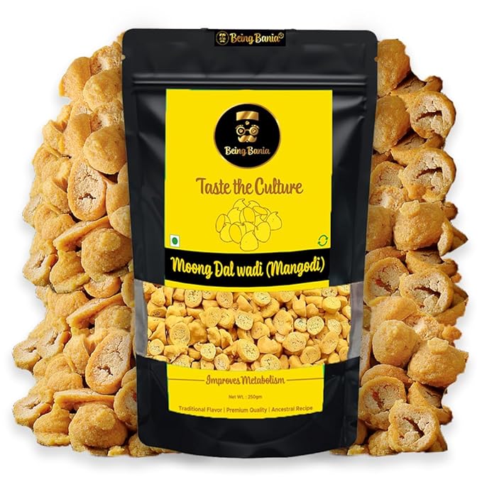 Being Bania Rajasthani Mangodi 250gm Moong Dal Wadi - Image 1