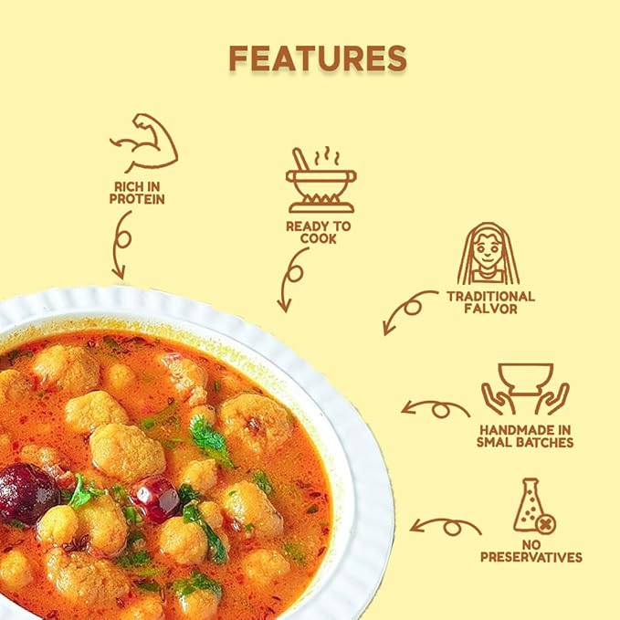 Being Bania Rajasthani Mangodi 250gm Moong Dal Wadi - Image 5