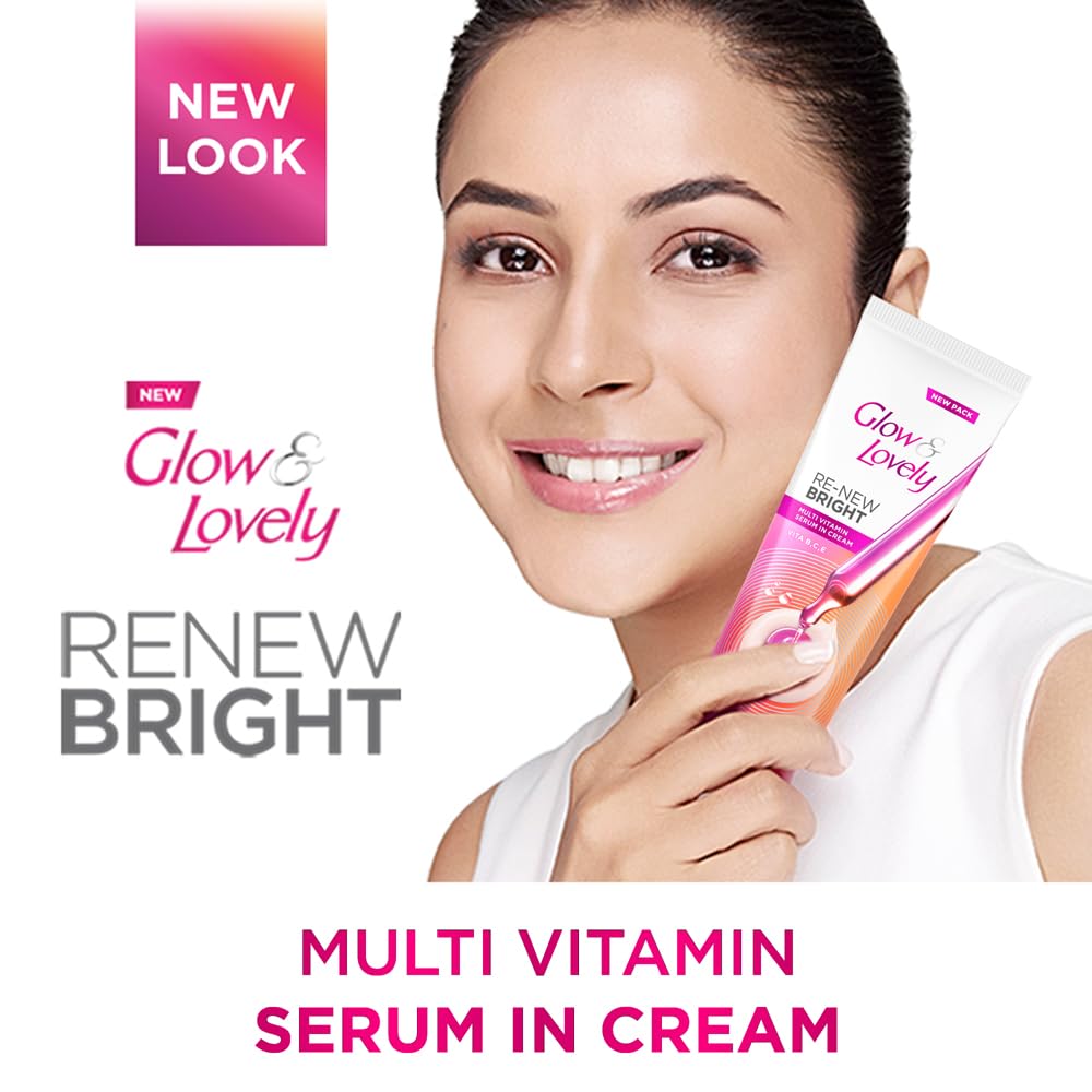 Glow & Lovely Renew Bright Multivitamin Serum in Cream | Vitamins B,C and E Renews Skin cells - Image 6