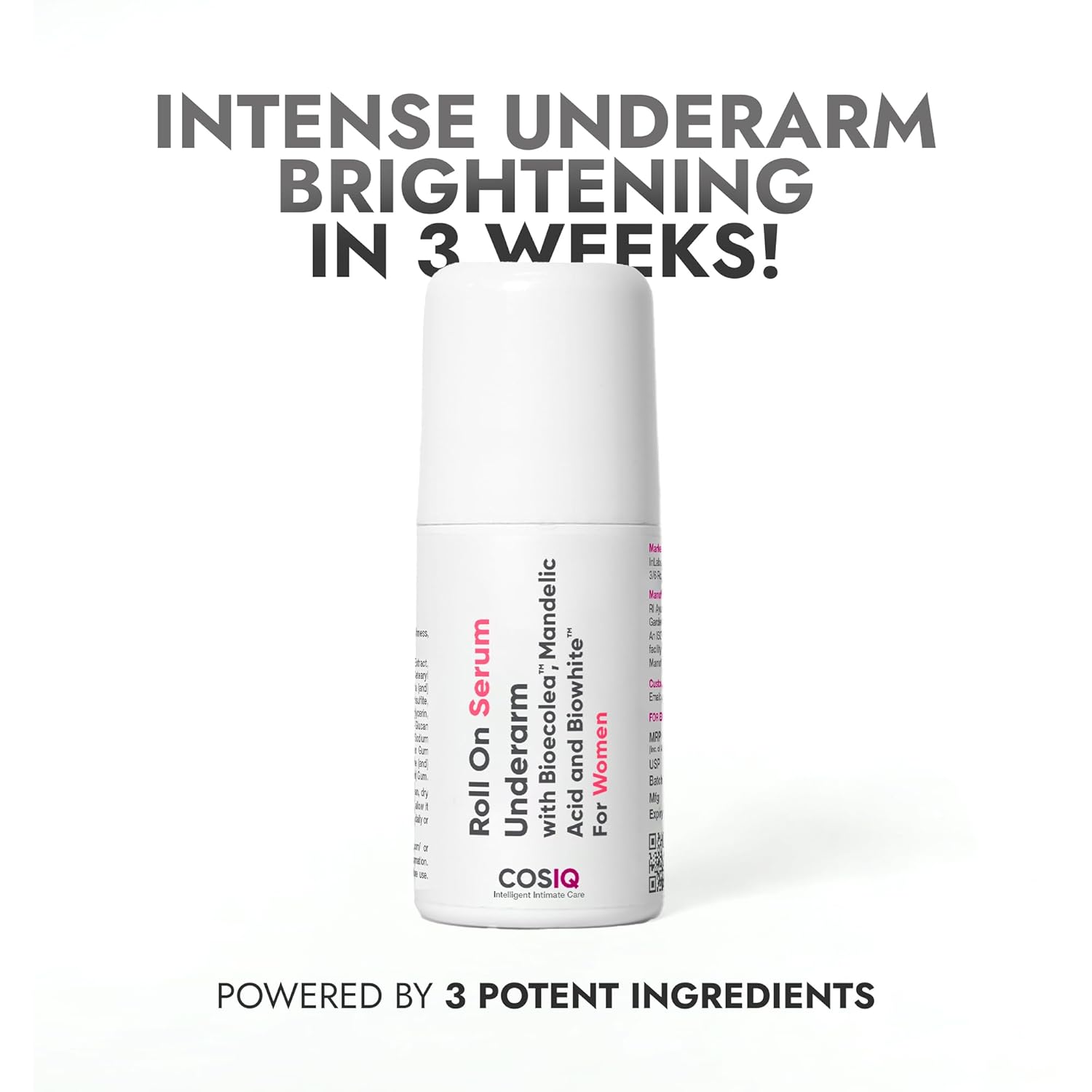 Cos-IQ Brightening Underarm Roll On Serum for Women - 40 ML - Image 9