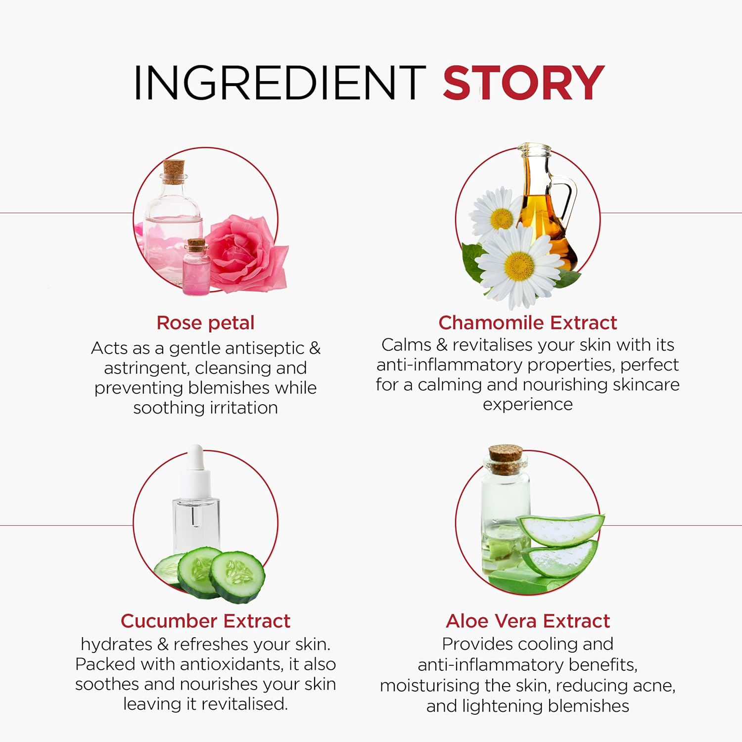 Oshea Herbals RoseFresh Skin Toner For Normal to Oily Skin Type | Controls Oil, Cures Pimples, Minimise Pores & Hydrates with Healthy Glowing Skin - 120ml - Image 4