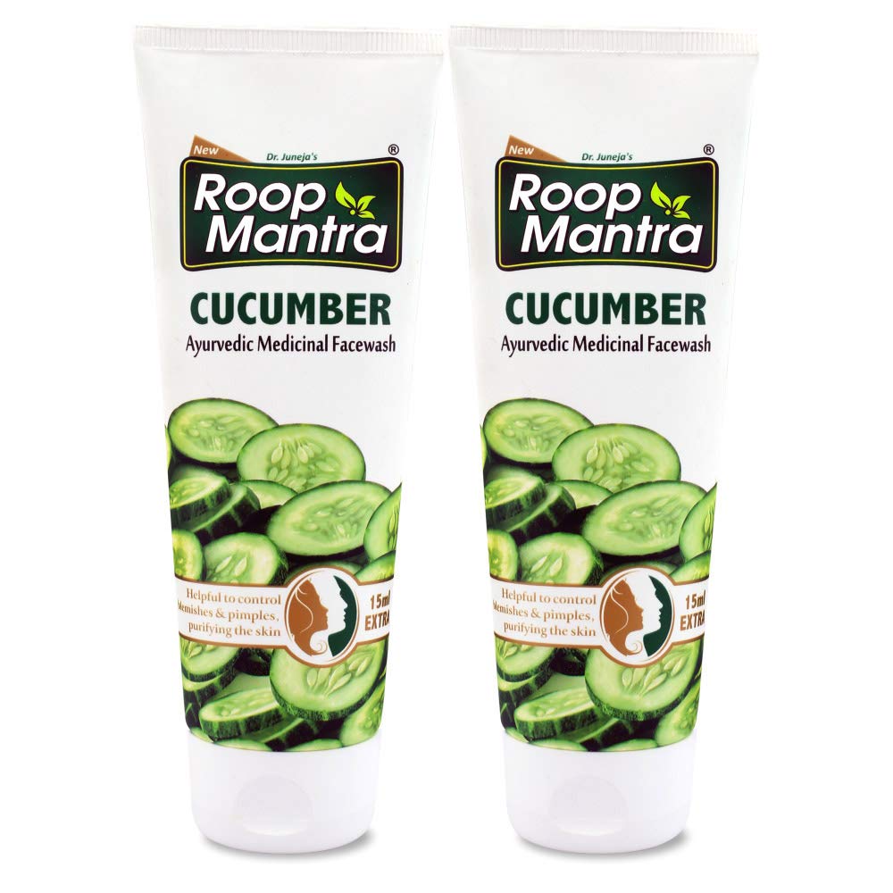 Roop Mantra Cucumber Face Wash For Dry Skin | Herbal Face Care For Hydrate And Moisturize Skin - Image 1