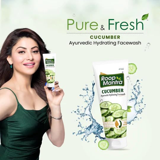 Roop Mantra Cucumber Face Wash For Dry Skin | Herbal Face Care For Hydrate And Moisturize Skin - Image 2