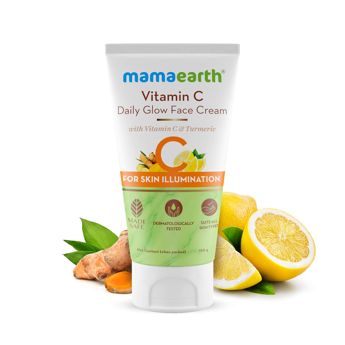 Mamaearth Vitamin C Daily Glow Face Cream With Vitamin C 150 g - Image 1