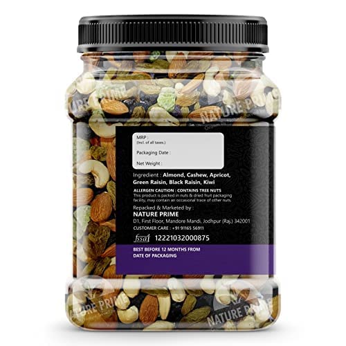 Nature Prime Premium Mix Dry Fruits and Nuts with Almonds - 400 Gm - Image 3