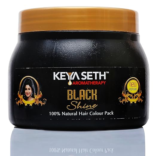 KEYA SETH AROMATHERAPY Black Shine Hair Pack - 100 Gram - Image 1