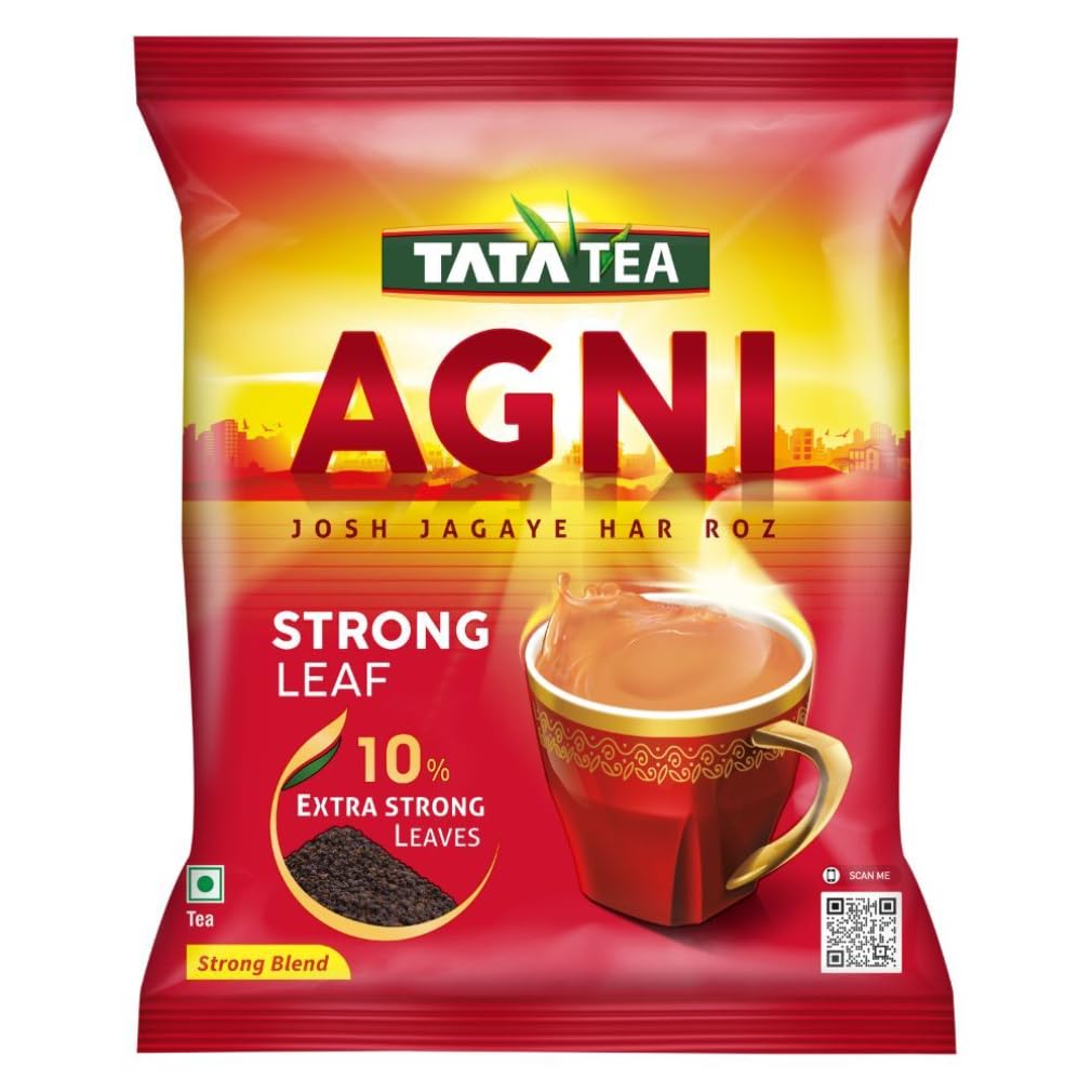 TATA TEA AGNI , Strong Chai With 10% Extra Strong Leaves, Black Tea,500 Gram - Image 1
