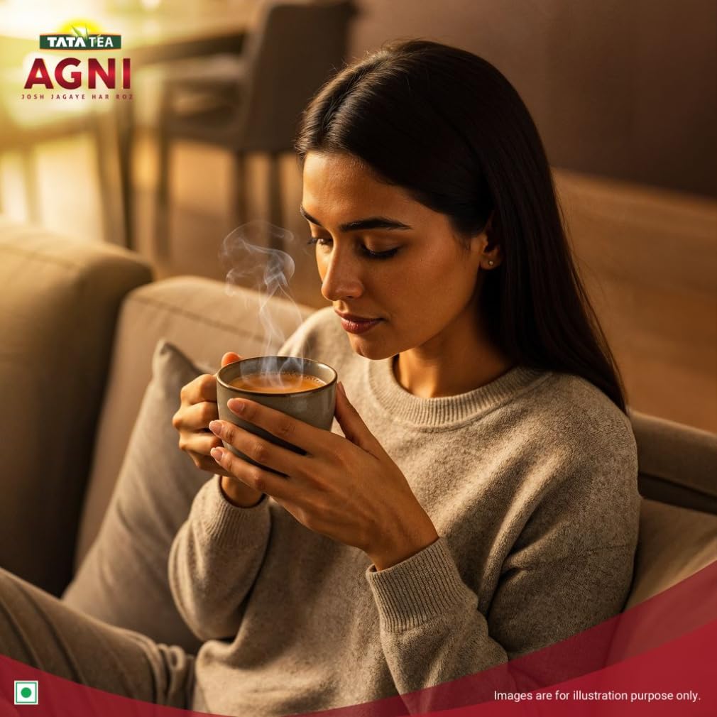 TATA TEA AGNI , Strong Chai With 10% Extra Strong Leaves, Black Tea,500 Gram - Image 3