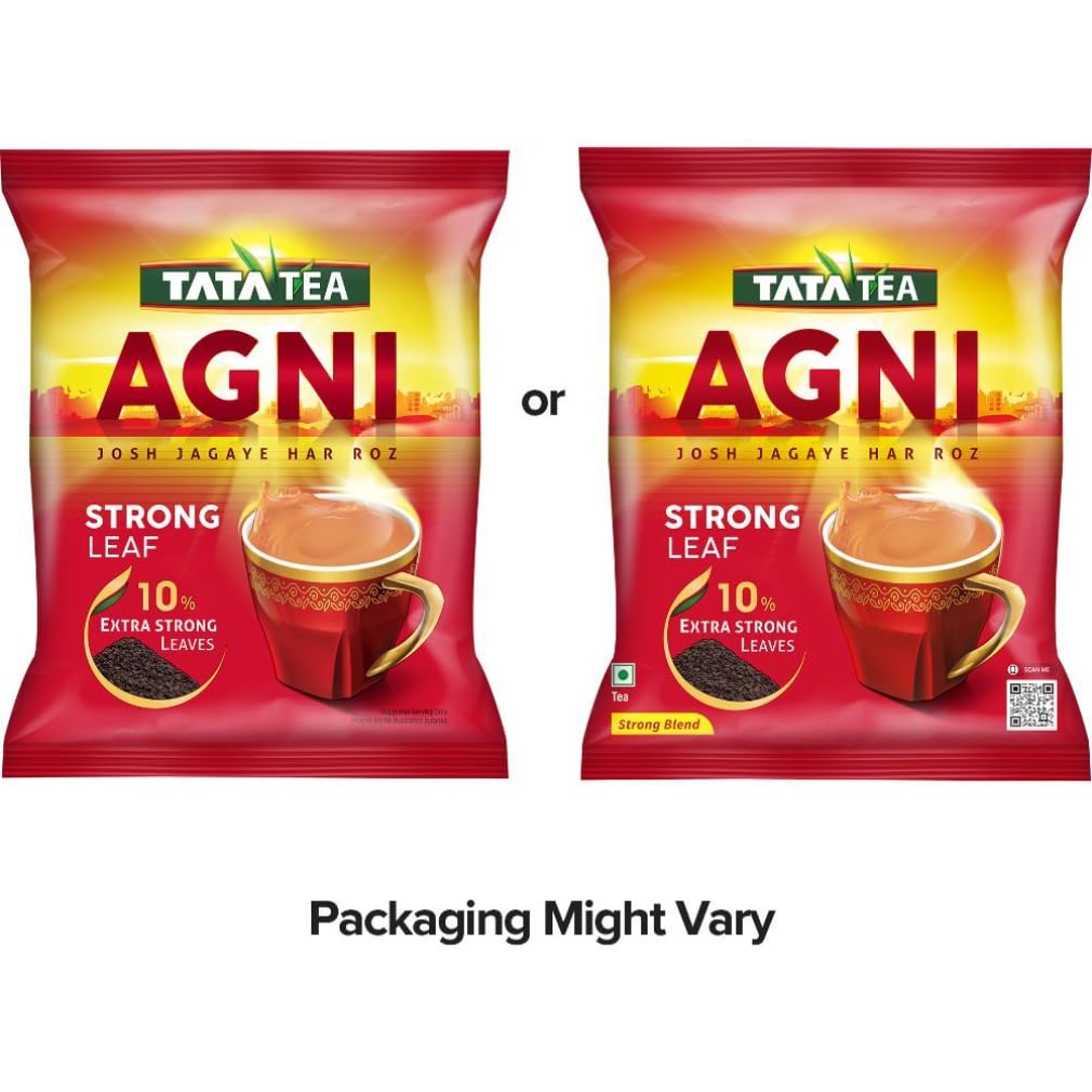TATA TEA AGNI , Strong Chai With 10% Extra Strong Leaves, Black Tea,500 Gram - Image 5