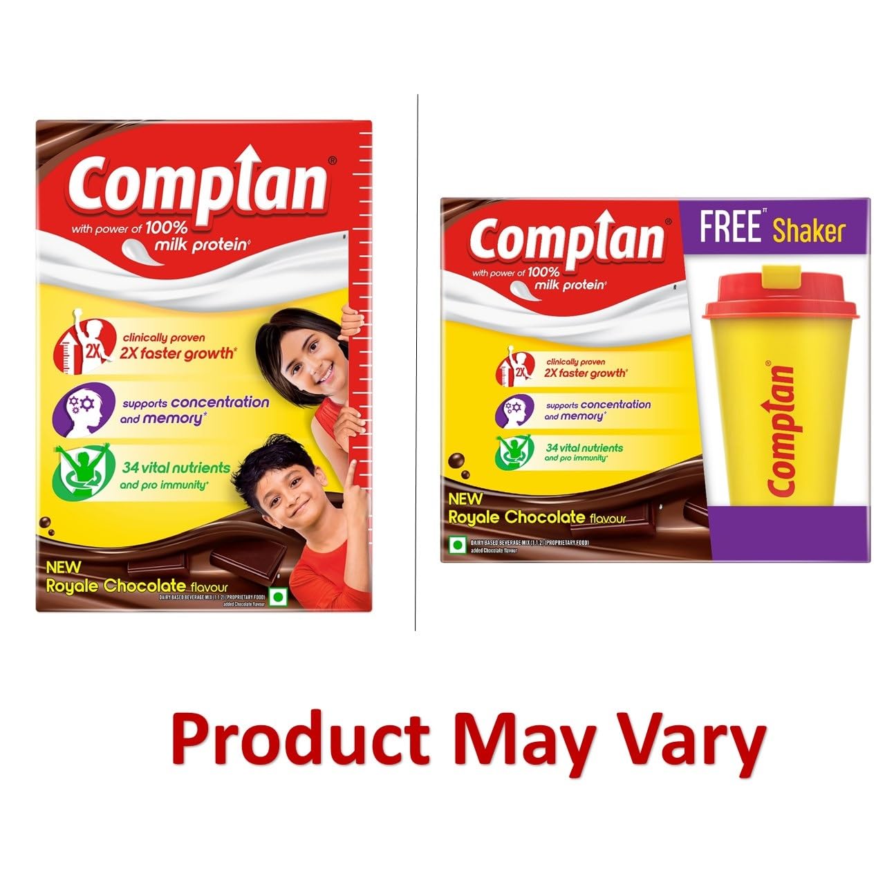 Complan Nutrition Drink Powder for Children, Royale Chocolate Flavour, 500 grams Carton - Image 2
