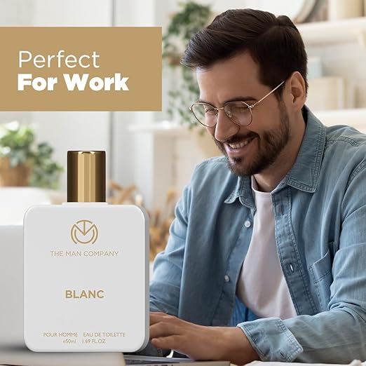 The Man Company Blanc Edt Perfume - Musk, Citrusy & Aromatic Scent For Men - 50 ML - Image 2
