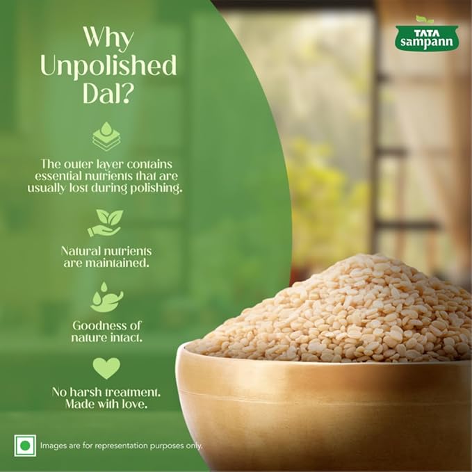 Tata Sampann Unpolished Urad Dal (Split), 500gram - Image 3