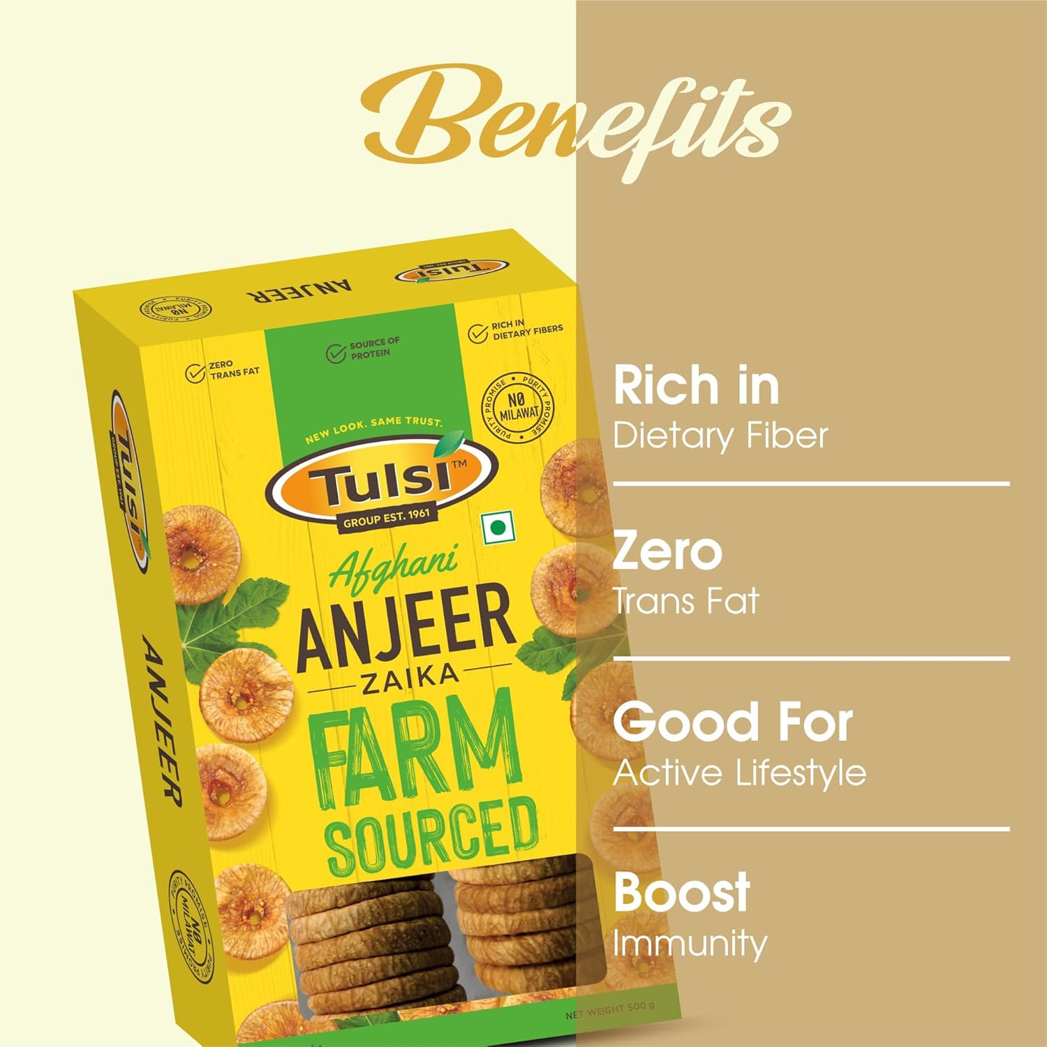Tulsi Dry Figs Dried Anjeer Zaika 500 gms - Image 4
