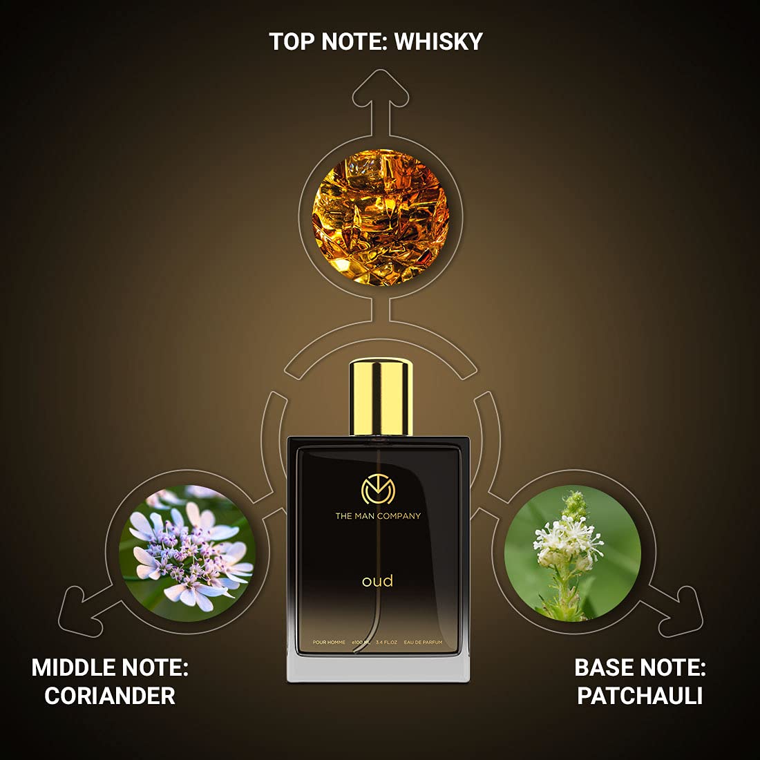 The Man Company Oud Perfume for Men | Premium Long Lasting Fragrance Body Spray 100ml - Image 3
