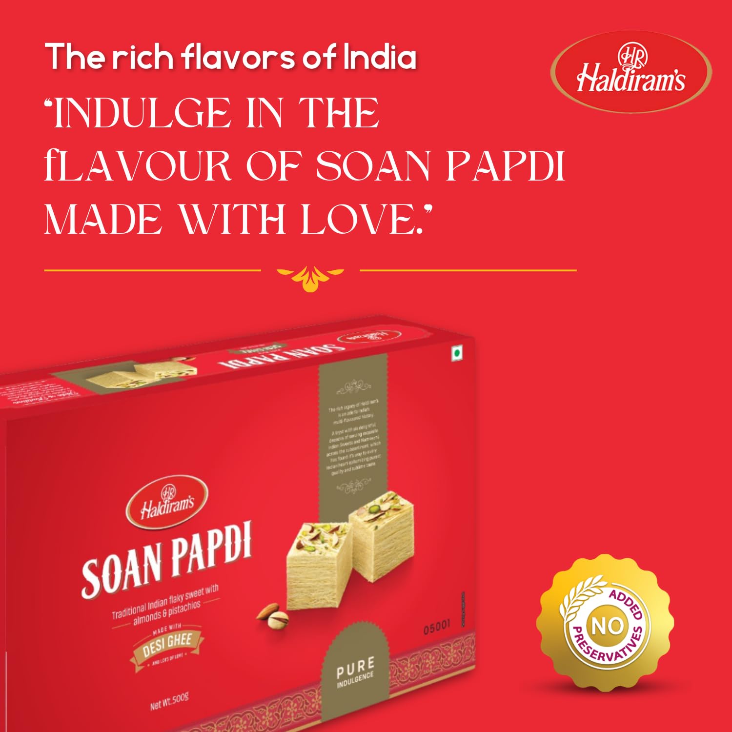 Haldirams Haldiram's Soan Papdi 500G - Image 5