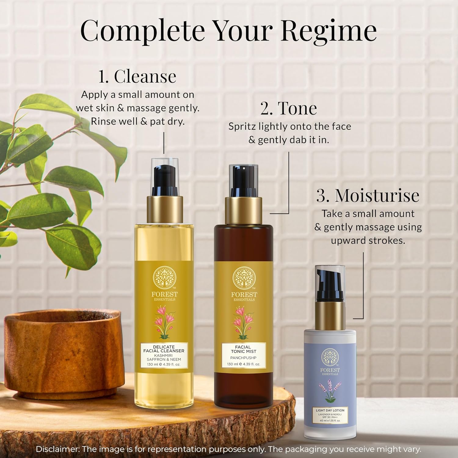Forest Essentials Delicate Facial Cleanser Saffron and Neem 50 Milliliter - Image 4
