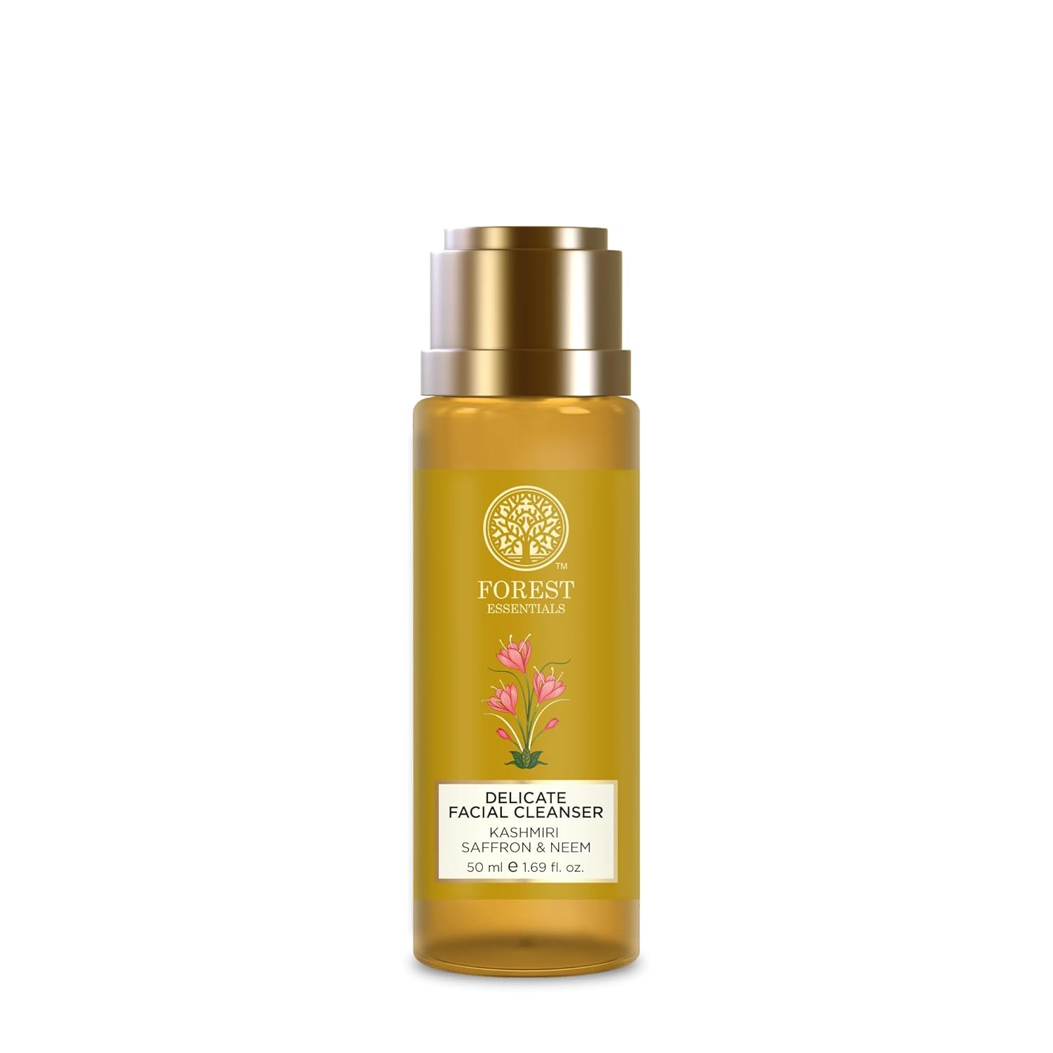 Forest Essentials Delicate Facial Cleanser Saffron and Neem 50 Milliliter - Image 7