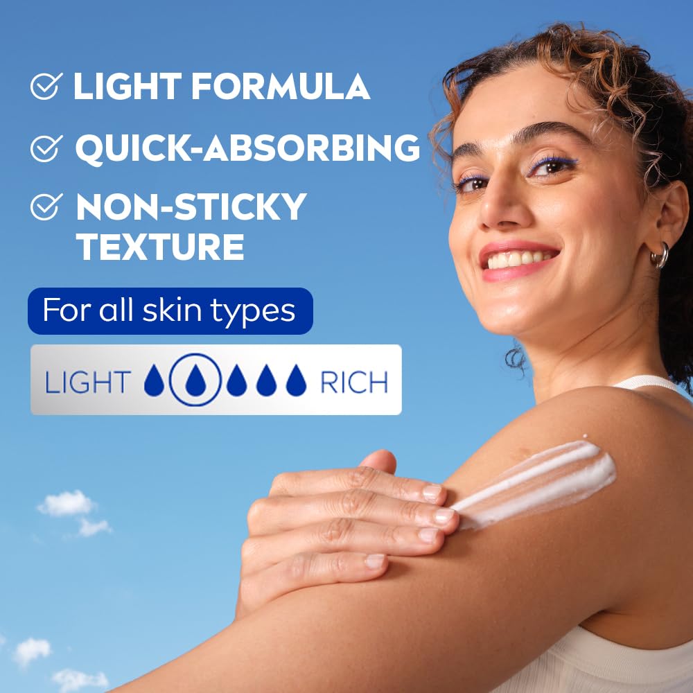 NIVEA Natural Glow Cell Repair Body Lotion with SPF 15 And UV A & B Filters | 50X Vitamin C | 24H Hydration | Even Skin Tone in 7 Days | Brightens Skin and Repairs Sun Damage | Lightweight, Quick Absorbing, Non-Sticky Formula | For All Skin Types | 400 Ml - Image 4