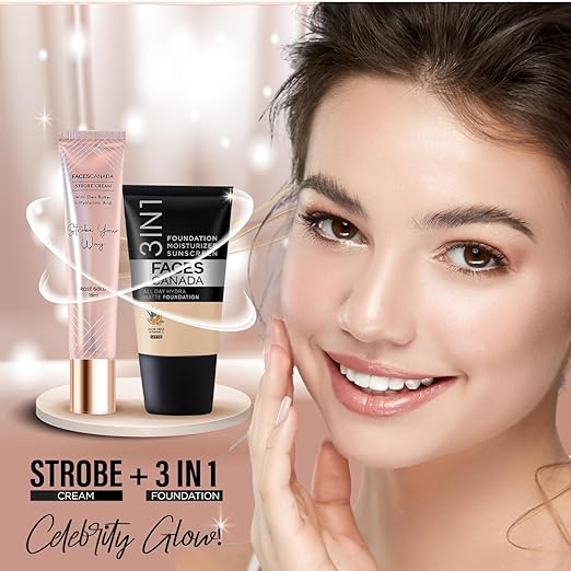 FACES CANADA Strobe Cream Mini- Rose Gold, 18ml - Image 5