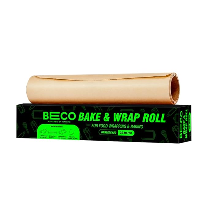 Beco Eco-Friendly Baking & Wrapping Paper, 11 inch x 20 Meter Roll (Pack of 1) - Image 1