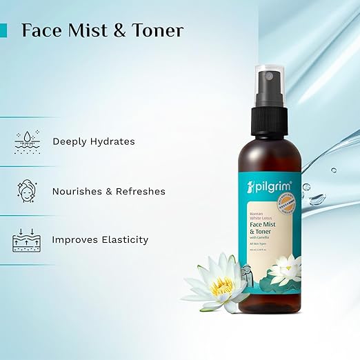 Pilgrim White Lotus Refreshing Face Mist & Toner - Image 2