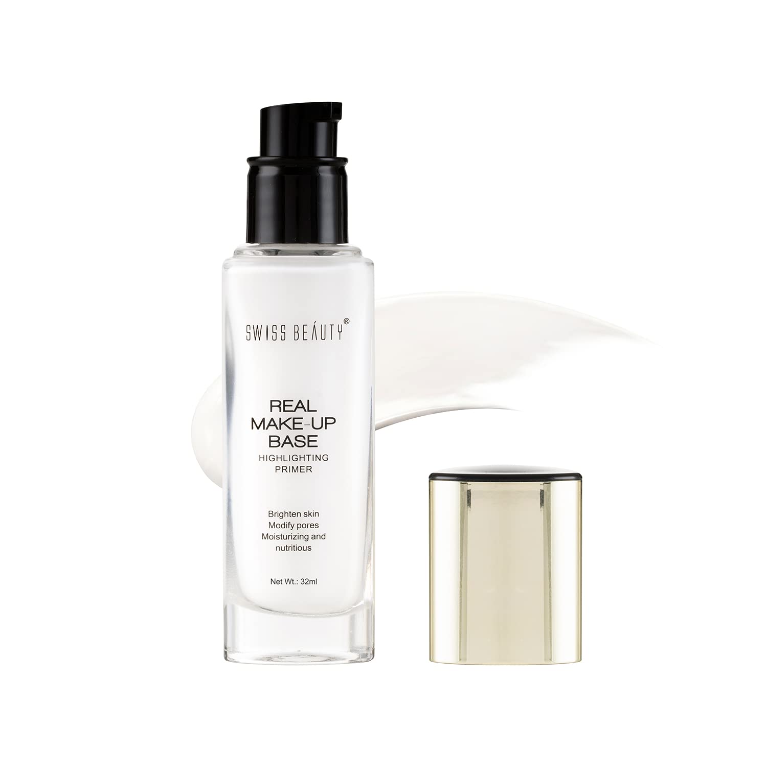 Swiss Beauty Real Makeup Base Highlighting Primer (Shade - 01 Natural Tint, 32 ml) - Image 2