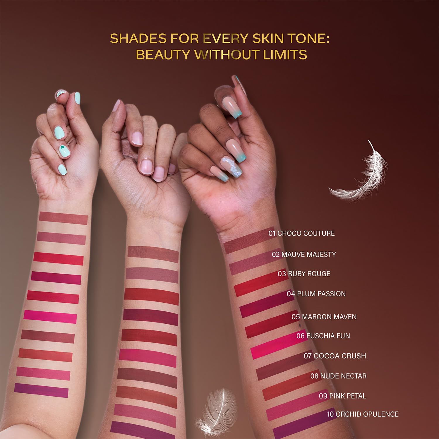 FACES CANADA Comfy Matte Wow Liquid Lipstick - Cocoa Crush 07 (Brown) 3.8ml  - Image 7