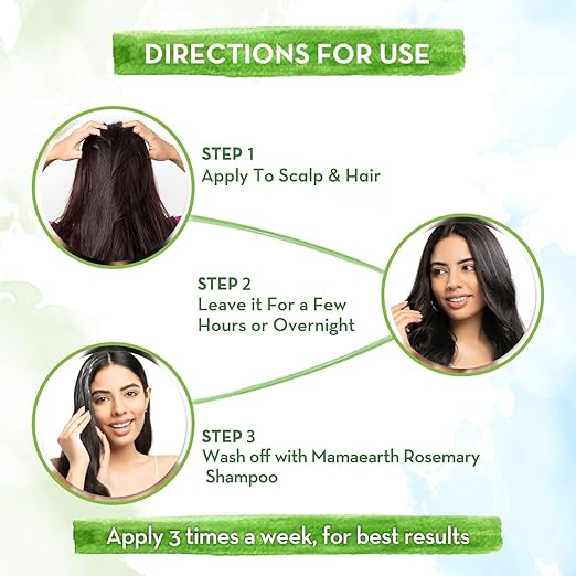 Mamaearth Rosemary & Methi Dana Hair Oil - 200 ML - Image 5