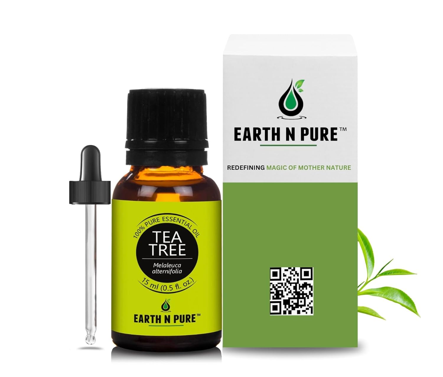 Earth N Pure Tea Tree Essential Oil - 15 ML - Image 1