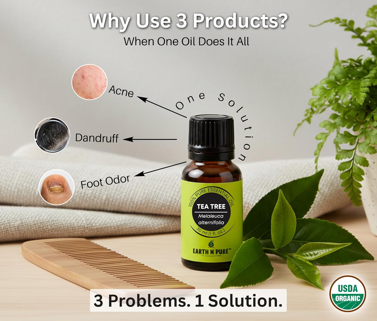 Earth N Pure Tea Tree Essential Oil - 15 ML - Image 3